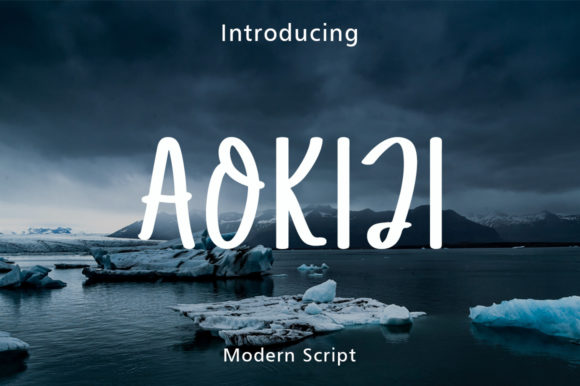Aokiji: A Handwritten Font for Web Design