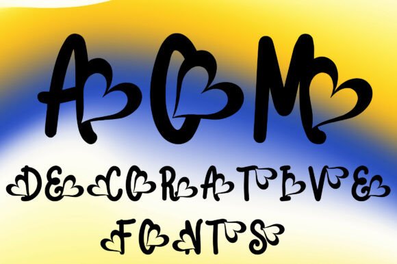Aom: A Charming Display Font
