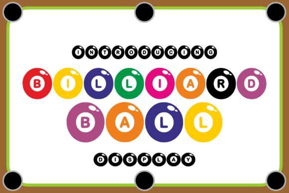 Billiard Ball Font: Playful Typography for Digital Campaigns