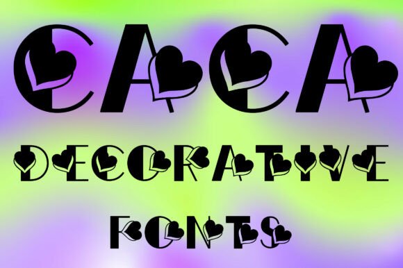 Caca: A Decorative Font for Bold Campaigns