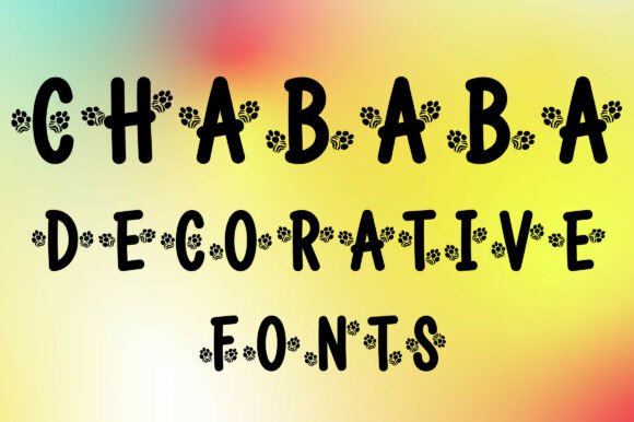Chababa Font: Creative & Stylish