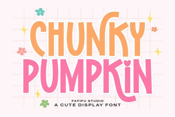 Chunky Pumpkin Font for Bold Branding