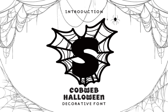 Cobweb Halloween Font