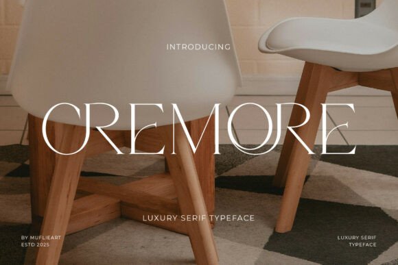 Cremore: A Luxurious Serif Font for Web Design