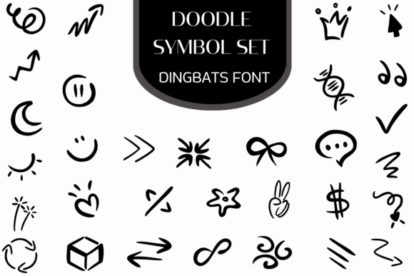 Doodle Symbol Set Font