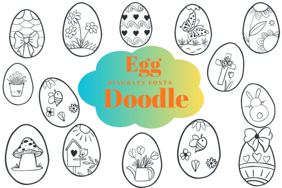 Egg Doodle Font for Business Branding