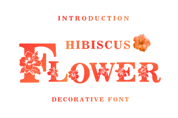 Flower Hibiscus Font