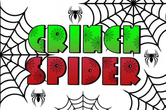 Grinch Spider: A Bold Font for Creative Projects
