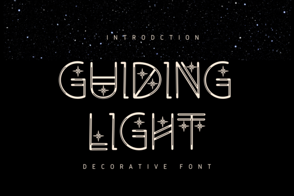 Guiding Light: A Celestial Font for Bold Campaigns