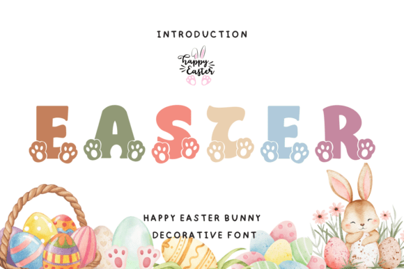 Happy Easter Bunny Font