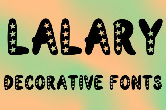 Lalary Font: Celestial Design for Editorial Work