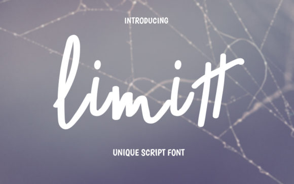Limitt: A Sweet Handwritten Font for Creative Projects