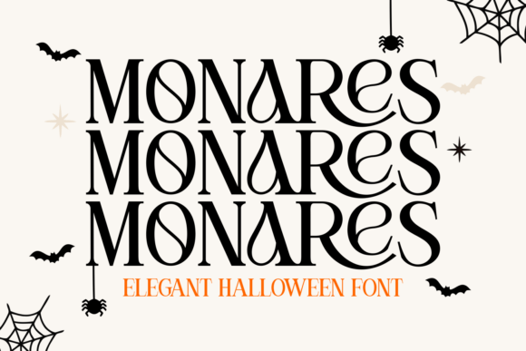 Monares: A Serif Font for Bold Campaigns