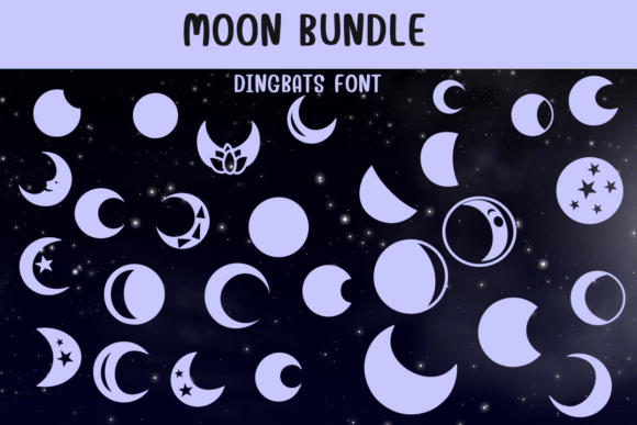 Moon Bundle Font for Web Design
