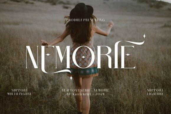 Nemorie: A Celestial Serif Font