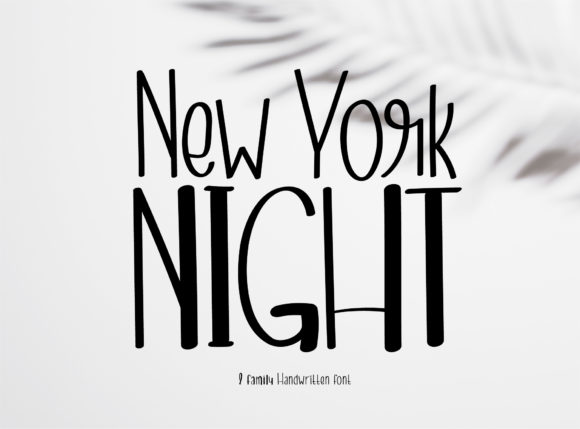 New York Night Font for Business