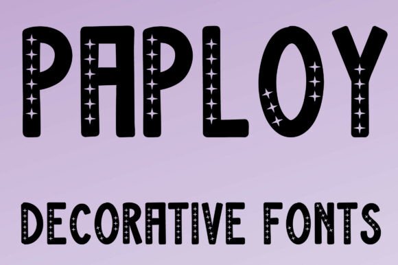 Paploy: A Bold Font for Creative Branding