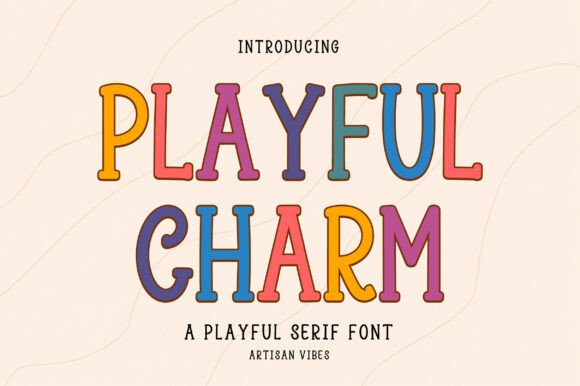 Playful Charm Font for Creative Makers