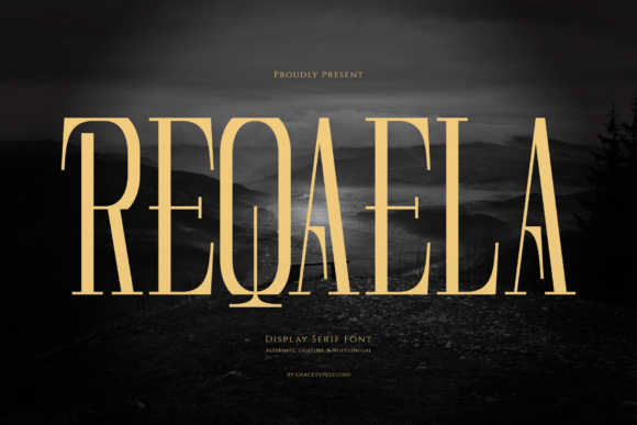 Reqaela: A Majestic Serif Font
