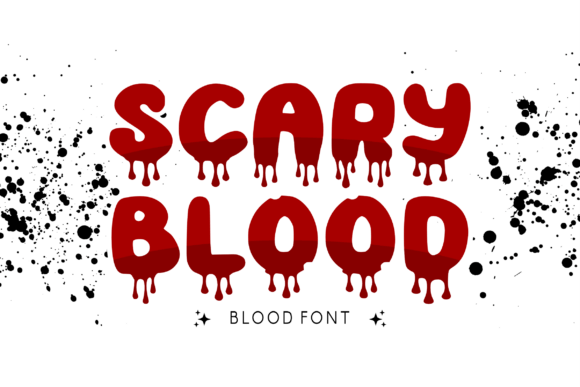 Scary Blood Font for Web Design