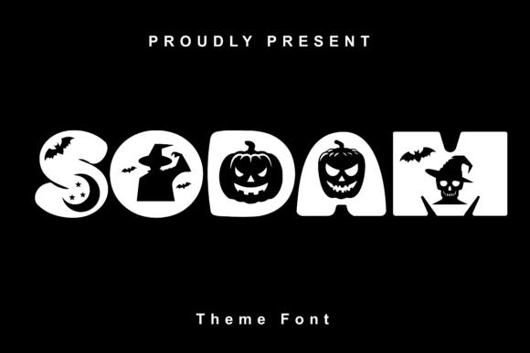 Sodam: A Halloween-Inspired Font for Creative Projects