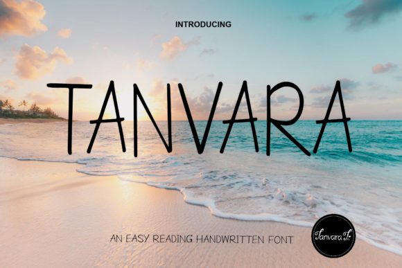 Tanvara: A Handwritten Font for Creative Publishing
