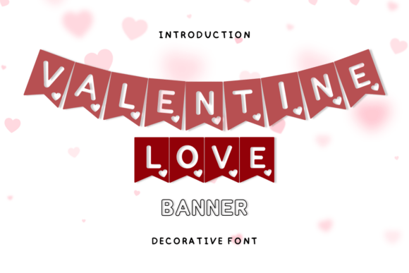 Valentine Love Banner Font