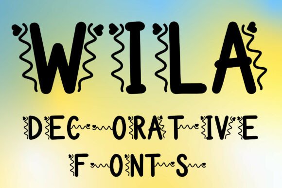 Wila: A Bold Decorative Font